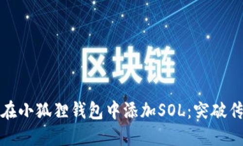 如何轻松在小狐狸钱包中添加SOL：突破传统的边界
